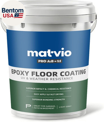 2-Part Epoxy Floor Coating | 1.06 Gal | 1:1 Mix Ratio | Low VOC, Garage & Baseme