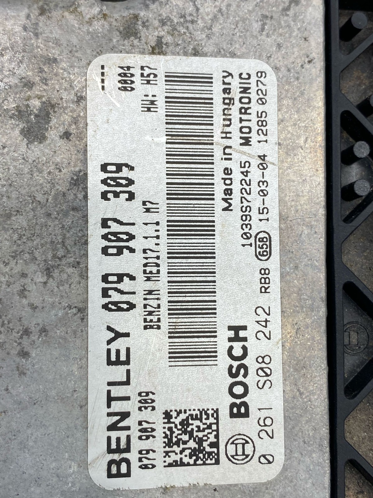 2013-2018 BENTLEY FLYING SPUR OEM AWD 4.0L V8 ENGINE CONTROL MODULE UNIT *41K*