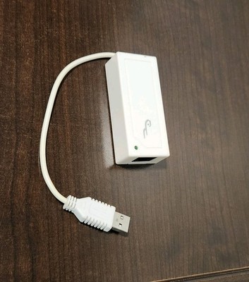 Rocketfish Games Nintendo Wii LAN Adapter wired Internet White