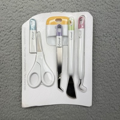 Cricut 2002050 Basic Tool Provo Craft Vinyl Weeding Precision 5pc Crafting Set