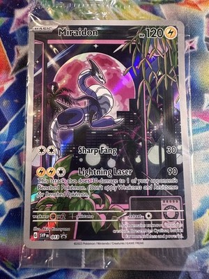 2023 Pokemon Miraidon SVP 013 Scarlet & Violet ETB Black Star Promo - SEALED NM