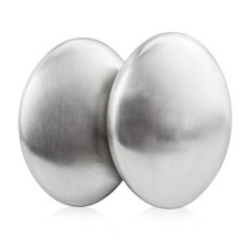 2 PCS Stainless Steel Soap, Magic Metal Odor Remover Bar Eliminating Smells L...