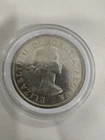 1958 Canada Totem Pole Silver Dollar Elizabeth II British Columbia in capsule