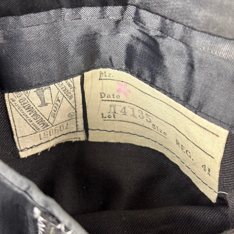 Blazer a rayas Saks Fifth Avenue para hombre talla 41R gris 2 botones calce clásico Foto 3 de 4