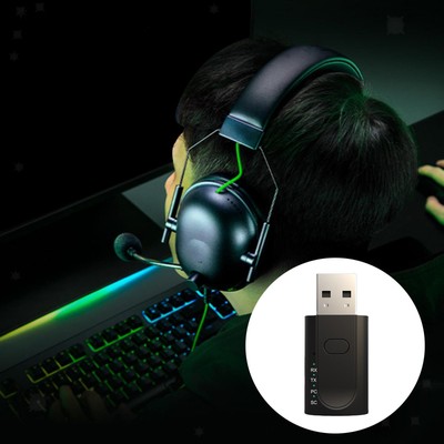 USB Bluetooth 5.1 Sender Empfänger / Mini Freisprecheinrichtung Audio Adapter /