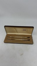 Vintage Cross 1/20 10K Gold Filled Pen  Pencil Set w/ Box Made In USA