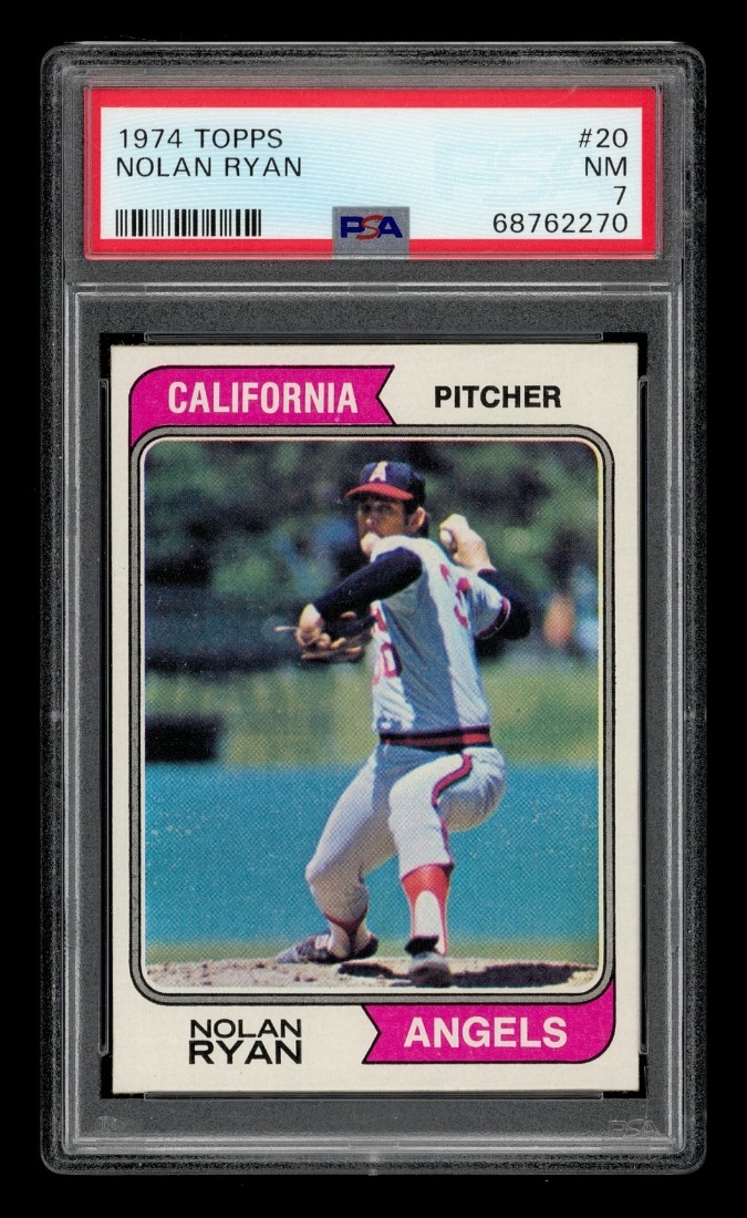 1974 Topps Set-Break # 20 Nolan Ryan PSA 7 NM view 1