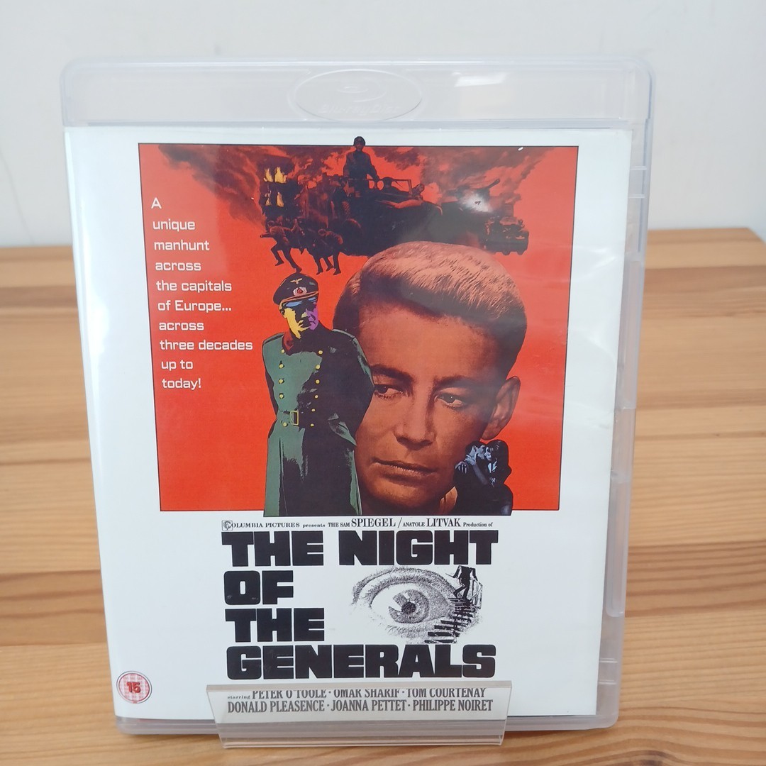 The Night of the Generals Blu-Ray Eureka Classics Release Rare UK Release OOP
