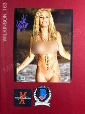 Kendra Wilkinson autographed signed 8x10 photo Playboy Beckett COA