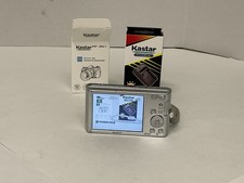 Sony DSC-W830 Cyber-Shot 20.1MP 8x zoom Digital Camera silver w/Charger-Battery