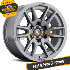Icon Alloys 2417858347tt Vector 6 17x8.5 6x5.5 Titanium Wheel Icon Alloys 2417858347tt Vector 6 17x8.5 6x5.5 Titanium Wheel
