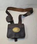 US Civil War Model 1864 Cartridge Box w/Tins + Strap + Cap Box - Ammo Pouch