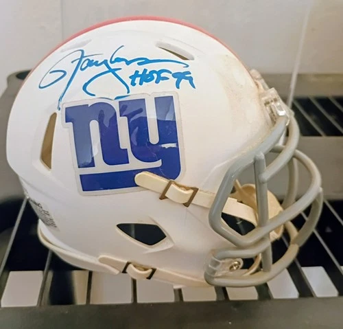 Lawrence Taylor New York Giants Mini Helmet Autograph Beckett Cert