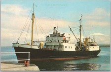 MV St Clement Vintage Postkarte WWII versenkt 1928 bei Scrabster