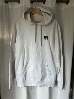 REEF Kapuzenpullover / Hoodie   Weiß   Größe L
