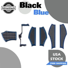 Driver Passenger Footboards Front Rear Foot Pegs Shift Lever CNC Brake Pedal