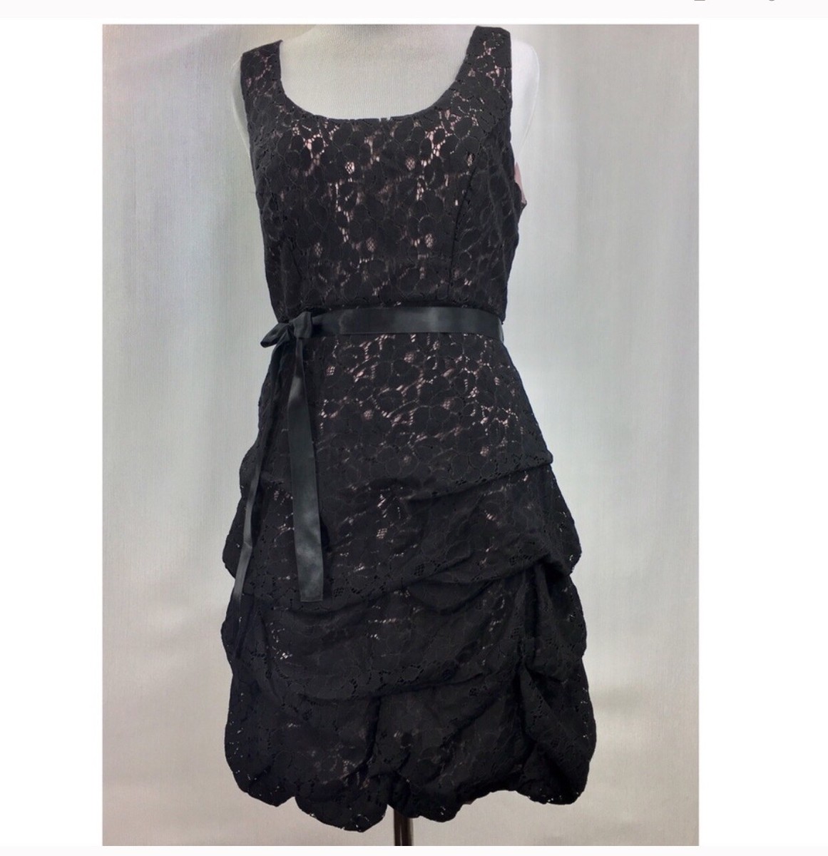 New Kohl’s Black Lace Teens Junior Party Dress