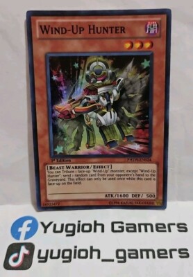 Yu-Gi-Oh! – Wind-Up Hunter (PHSW-EN024) – Super Rare, 1st Edition, Aus Photon Shockwave