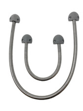 Door loop, Silver, Economy Pattern Surface Mounted Door Loop For Intruder Alarms