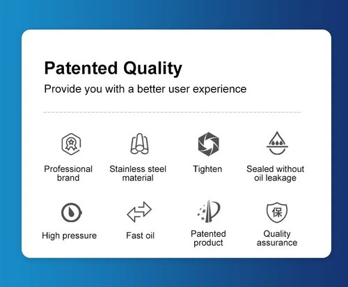 10000 PSI Grease Tool Coupler Heavy-Duty Quick Lock Leak-Free Grease Tool Tip US - Picture 16 of 24