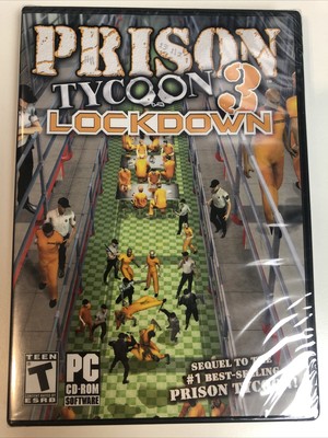 Prison Tycoon 3: Lockdown (PC, 2007, ValuSoft, SEALED NEW)