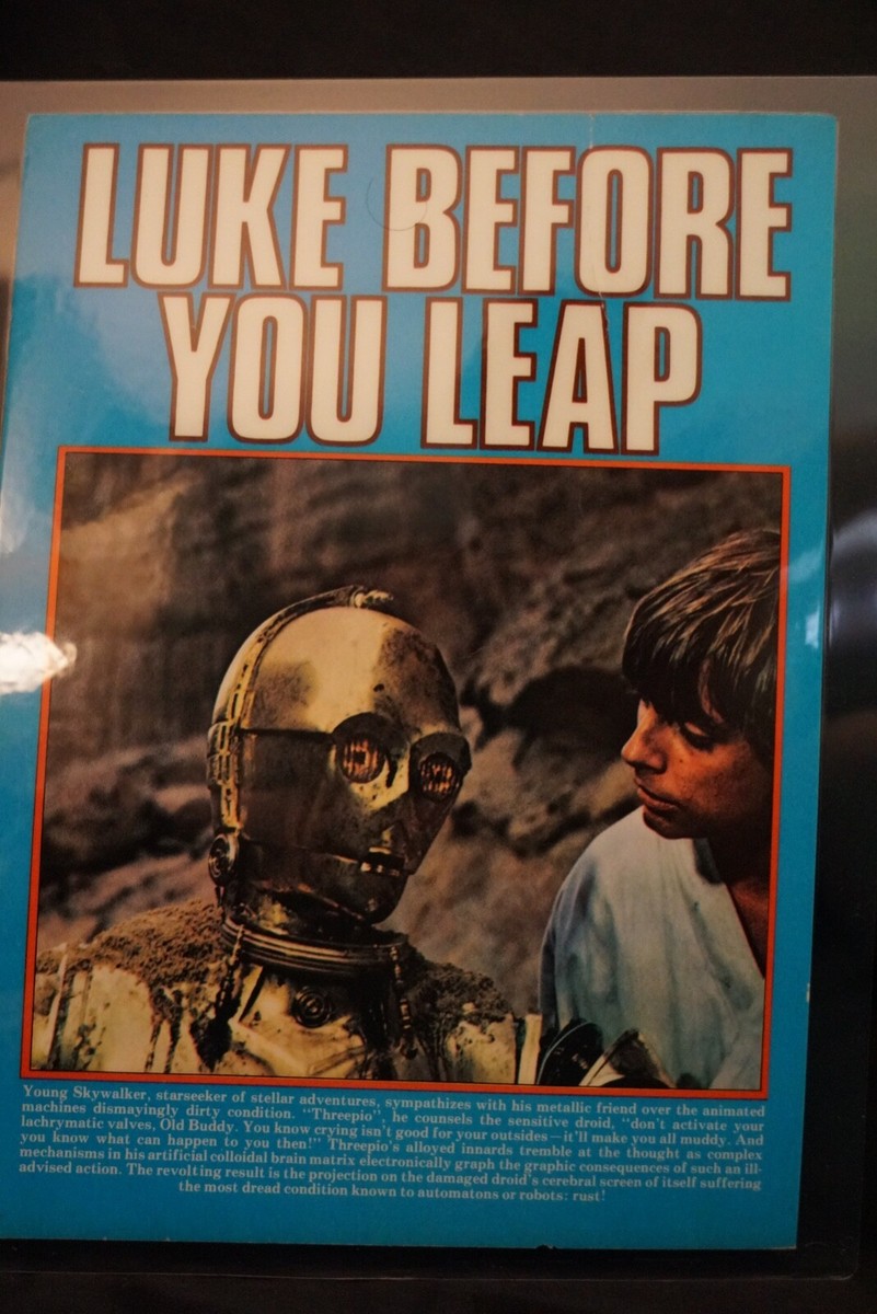 Famous Monsters Star Wars Magazine Vintage cover-1977-double sided