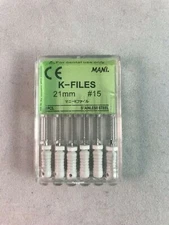 Mani Dental Root Canal Endo K-files 21-25-31mm All Sizes 6Files/pk