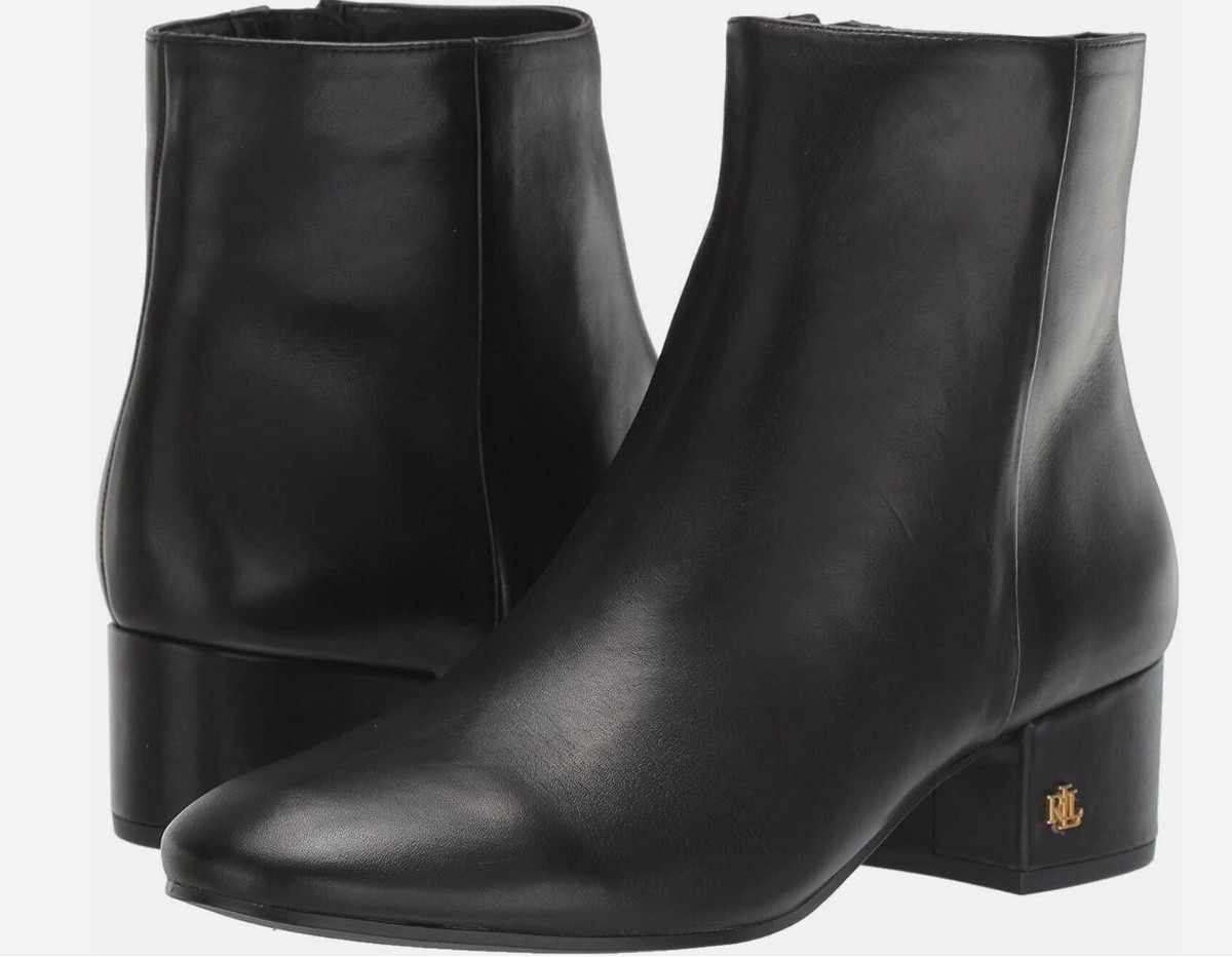 新作商品!!Ralph Lauren(ラルフ) Welfordレザーブーティー Welford Leather Bootie