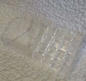 Acrylic Clear Multi Compartment Make Up Art Craft Organizer Storage Decor Modern