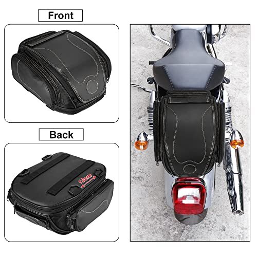 Motorcycle Seat Tail Bag Motorbike Cycling Travel Rear Luggage Bag Waterproof