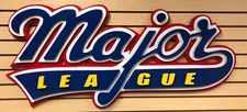 Major League The Movie Logo 4 Layer Wood 48" x 22" Sign ~ Ricky Vaughn Jobu .
