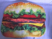 Cheeseburger Costume M 8-10 Slip-On Vest FAST SHIP