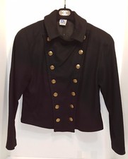 Bleu Blanc Rouge Women's Black Jacket Sz 40 Made In France