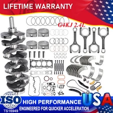 Engine Rebuild Overhaul Kit-Con Rods/Piston/Crankshaft For 2.4L Hyundai GDI G4KJ