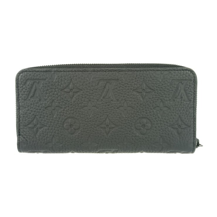 LOUIS VUITTON ブラック レザー 財布 Louis Vuitton ブラック レザー 長財布 - メルカリ