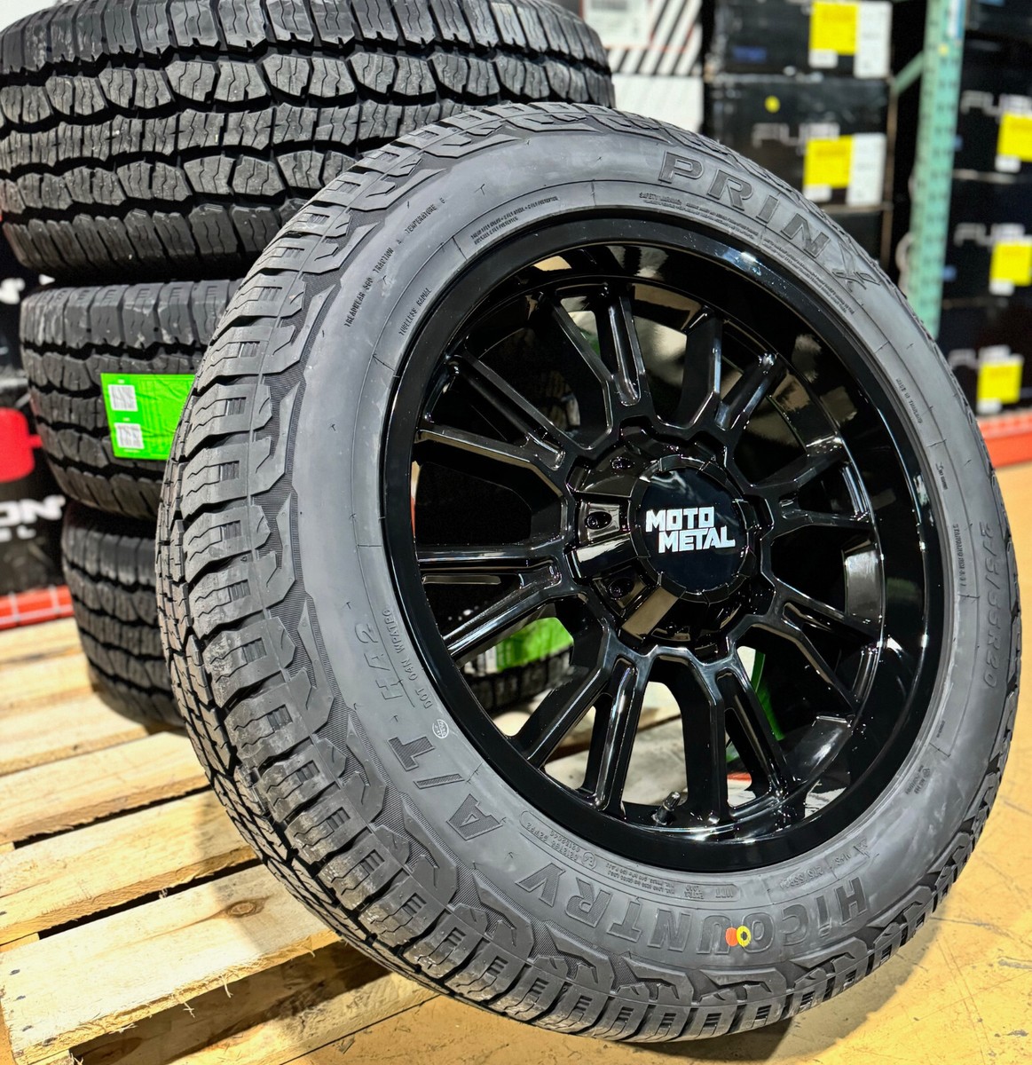 20x9 Black Moto Metal MO810 Legacy Wheels 32 AT Tires 6x135 Ford