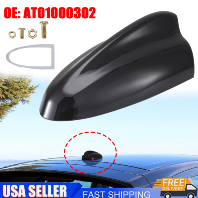 For Hyundai Sonata 2015-19 GPS Black Shark Fin Antenna Cover Signal AM/FM Aerial