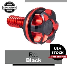 Motorcycle Seat Bolt Axion CNC Machined Knurled For Harley Billet-6061 Aluminum