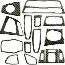 For BMW 3 4 Series F30 F31 F32 F34 2014-2017Carbon Fiber Car Interior Set Trims 