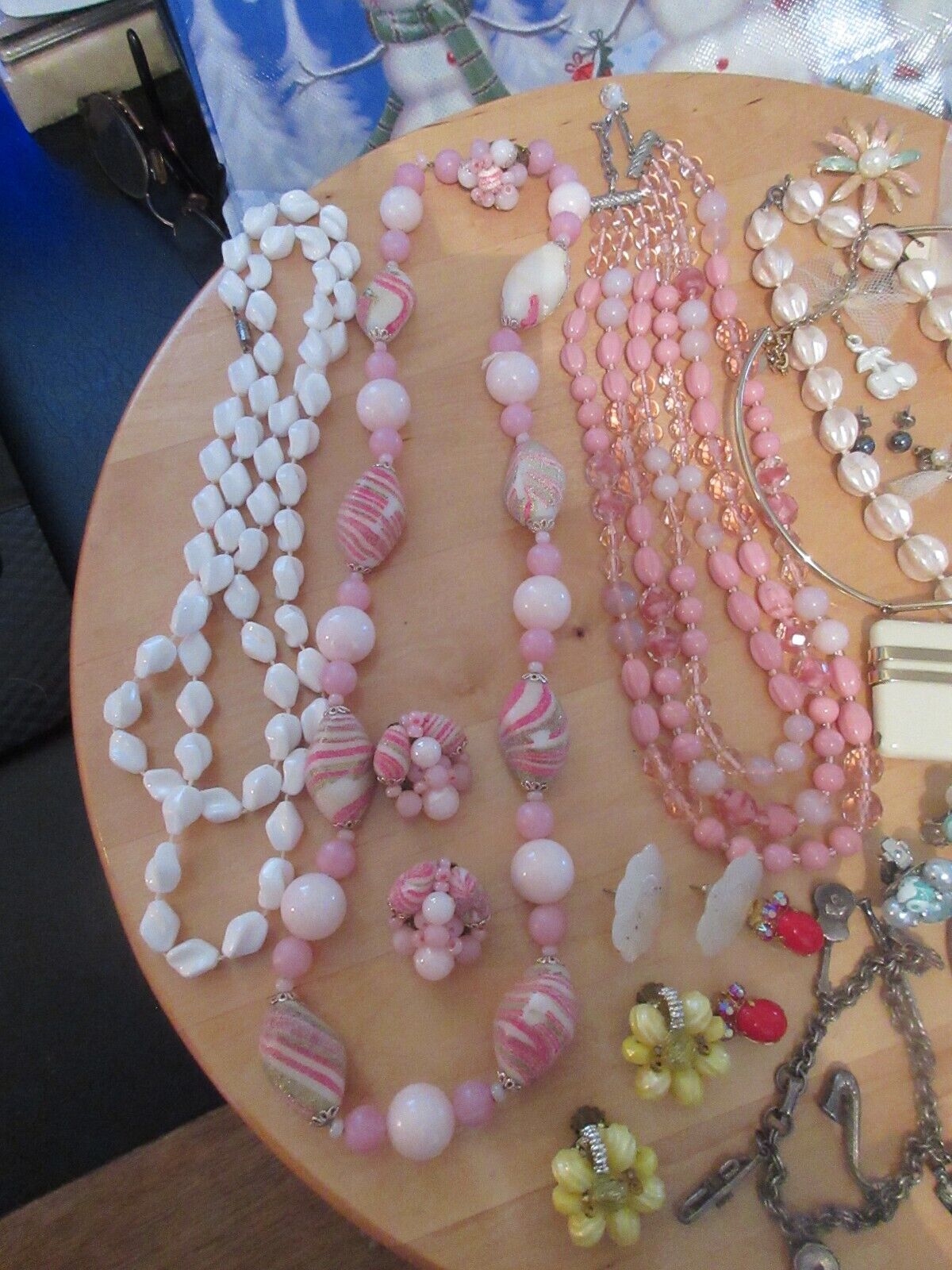 #8W vintage lots of 22 items 5 necklaces 10 earri… - image 14