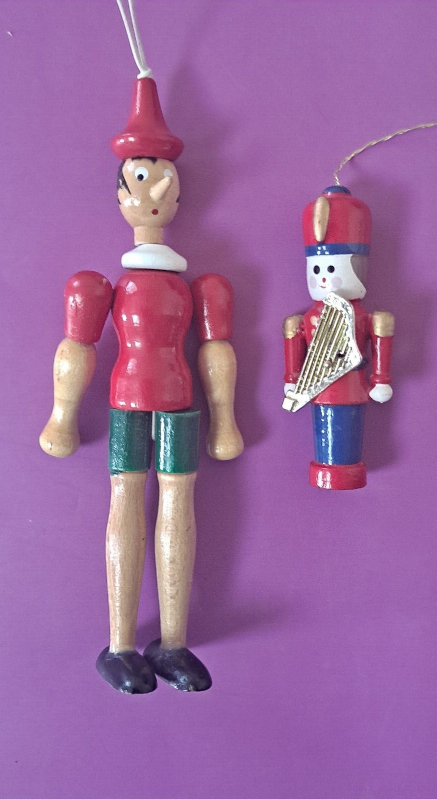 Vintage Hallmark Christmas Ornaments Lot Of 11. Santa, Care Bear