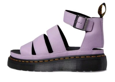 Dr. Martens Women's Clarissa II Quad Platform Sandal Lilac Pisa
