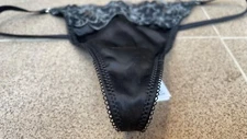 SEXY BLACK G-STRING THONG WOMAN UNDERWEAR PARTY LINGERIE