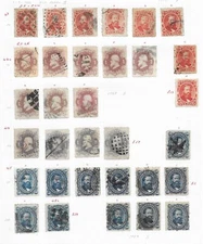 Brazil 1866-88 Collection on Album Pages - Pedro Issues etc