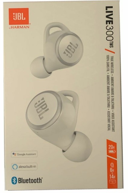 Jbl senza fili Microauricolari 300tws Bluetooth Sport Cuffie - Bianco  Premium | Acquisti Online su eBay