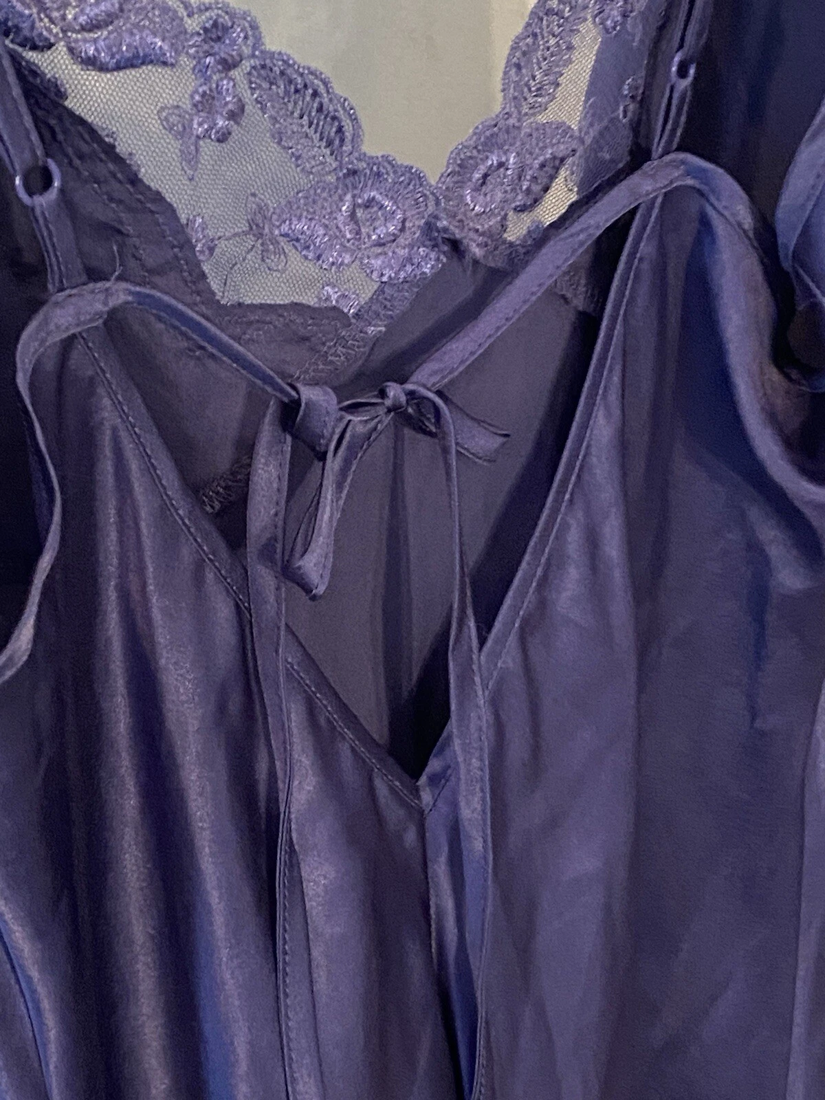 UNDERCOVER Vestito donna vintage anni 90 Y2K Fairy Victoria's Secret babydoll blu navy slip taglia M