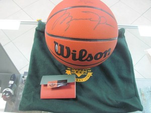 michael jordan autographed wilson basketball