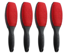 Evercare Magik Double Sided Fabric Lint Brush With Comfort Grip Handle - 4 PACK