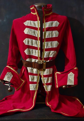 Vintage Velvet Pirate Coat Period Theatre Costume - Picture 1 of 16