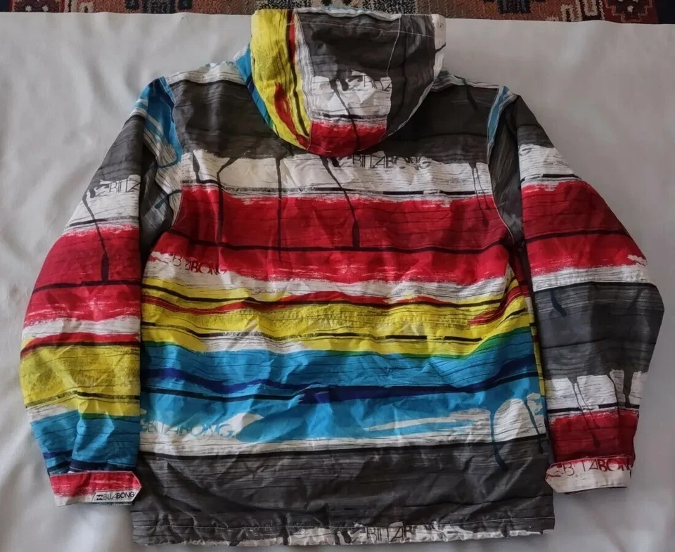 CHAQUETA RARA BILLABONG SERIE CALTYR ESQUÍ SNOWBOARD CREMALLERA COMPLETA CON CAPUCHA TALLA L Foto 3 de 4